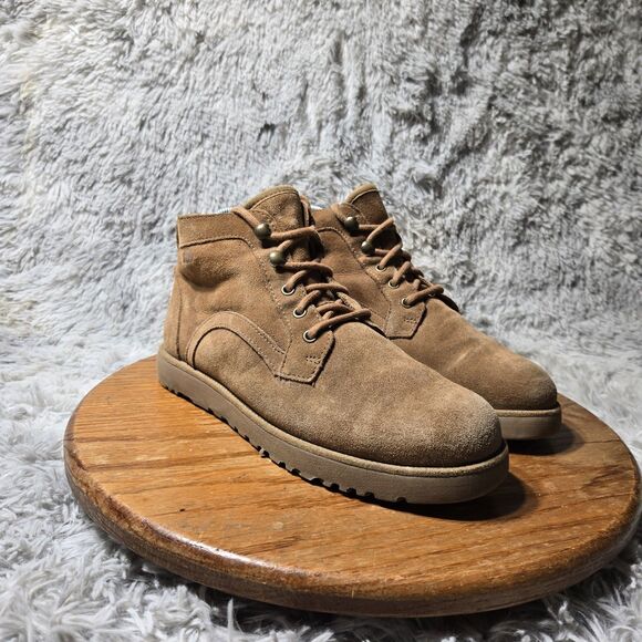 UGG Bethany Women Size 8.5 Suede Wool Lined Lace Up Comfort Chelsea Ankle Boots - Picture 1 of 10